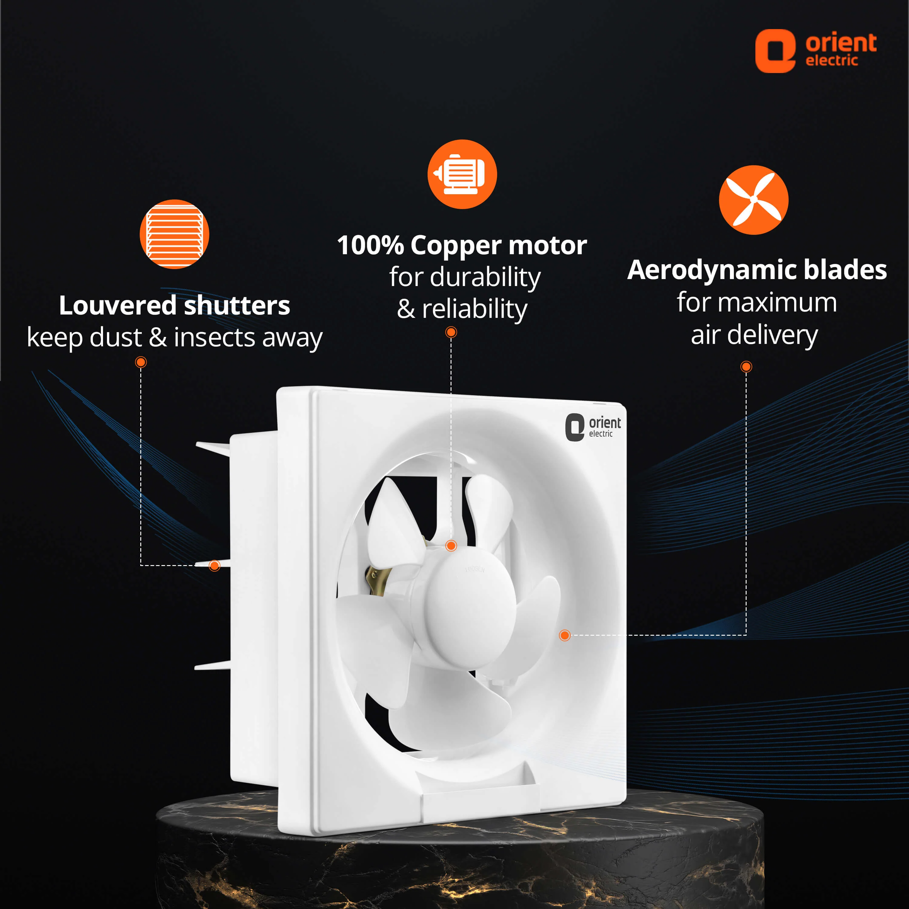 Ventilator DX 250mm (9.84 inch) Exhaust Fan for Kitchen - Image 8